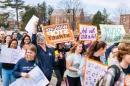 students walk for sexual assault awareness